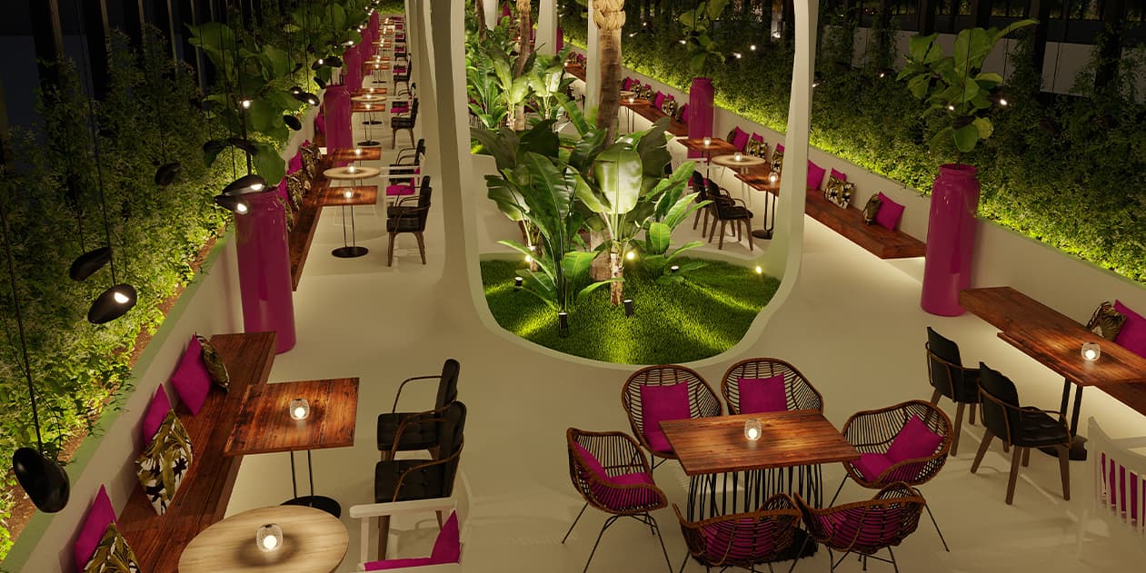 نمای روف لانژ