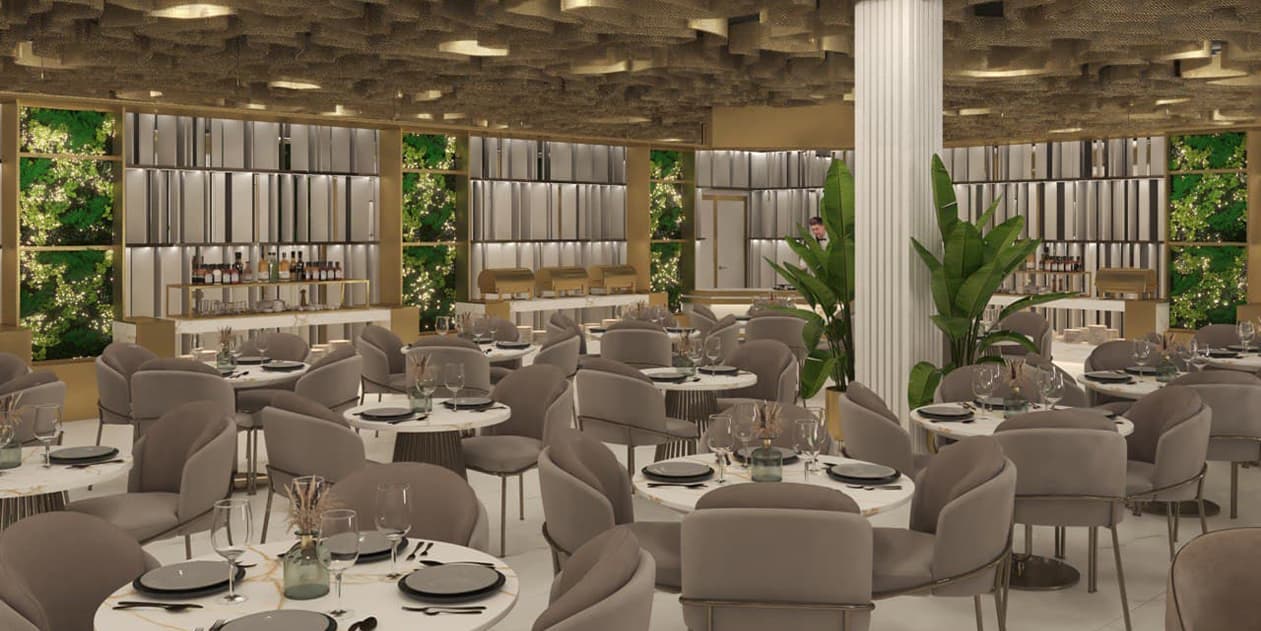 نمای کافه رستوران