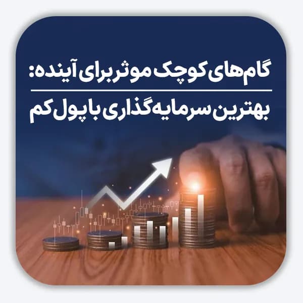 گام های کوچک موثر برای آینده بهترین سرمایه گذاری با پول کم